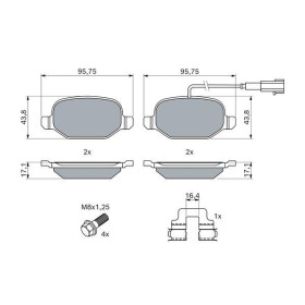 BOSCH Sada brzdových doštiček 0 986 494 776_thumb7