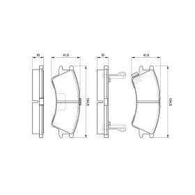 BOSCH Sada brzdových doštiček 0 986 424 575_thumb7