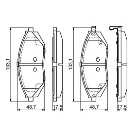 BOSCH Sada brzdových doštiček 0 986 494 684_thumb7