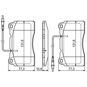 BOSCH Sada brzdových doštiček 0 986 424 738_thumb5