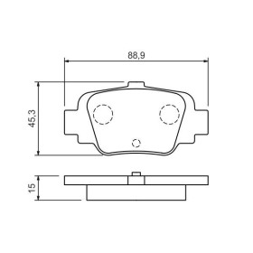 BOSCH Sada brzdových doštiček 0 986 424 800_thumb5