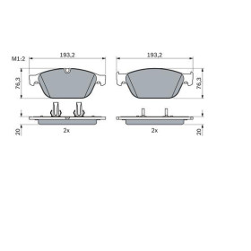 BOSCH Sada brzdových doštiček 0 986 494 988_thumb5