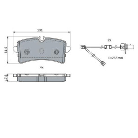 BOSCH Sada brzdových doštiček 0 986 424 404_thumb7