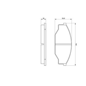 BOSCH Sada brzdových doštiček 0 986 424 382_thumb7