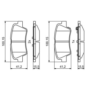 BOSCH Sada brzdových doštiček 0 986 494 768_thumb7