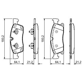 BOSCH Sada brzdových doštiček 0 986 494 672_thumb7