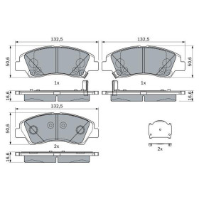 BOSCH Sada brzdových doštiček, kotouč. brzda 0 986 494 760_thumb7