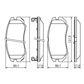 BOSCH Sada brzdových doštiček 0 986 424 815_thumb5