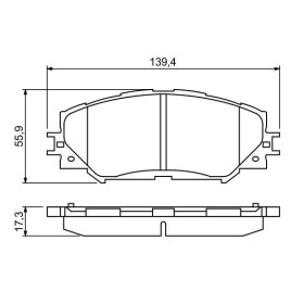 BOSCH Sada brzdových doštiček 0 986 494 240_thumb7