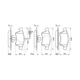 BOSCH Sada brzdových doštiček 0 986 424 537_thumb7