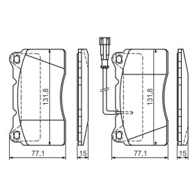 BOSCH Sada brzdových doštiček 0 986 424 577_thumb7