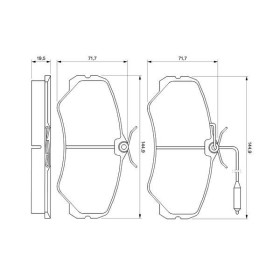 BOSCH Sada brzdových doštiček 0 986 460 998_thumb5