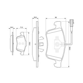 BOSCH Sada brzdových doštiček 0 986 494 071_thumb5