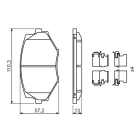 BOSCH Sada brzdových doštiček 0 986 494 655_thumb7