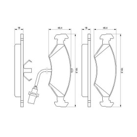 BOSCH Sada brzdových doštiček 0 986 466 403_thumb5