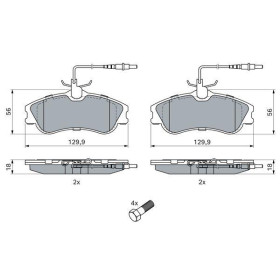 BOSCH Sada brzdových doštiček 0 986 424 414_thumb7