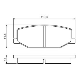 BOSCH Sada brzdových doštiček 0 986 460 935_thumb5