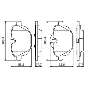 BOSCH Sada brzdových doštiček 0 986 494 432_thumb5