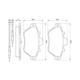 BOSCH Sada brzdových doštiček 0 986 460 956_thumb5