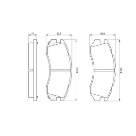 BOSCH Sada brzdových doštiček 0 986 460 984_thumb5