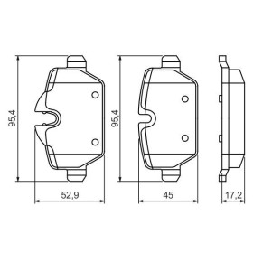 BOSCH Sada brzdových doštiček 0 986 494 461_thumb7