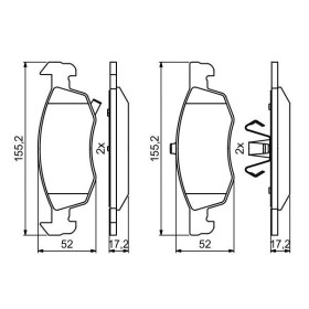 BOSCH Sada brzdových doštiček 0 986 494 824_thumb7