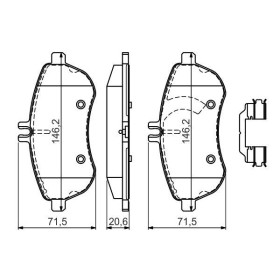 BOSCH Sada brzdových doštiček 0 986 494 593_thumb5