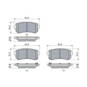 BOSCH Sada brzdových doštiček 0 986 424 956_thumb5