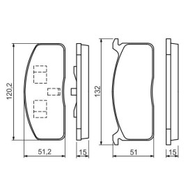 BOSCH Sada brzdových doštiček 0 986 494 457_thumb5