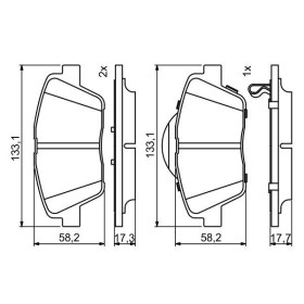 BOSCH Sada brzdových doštiček 0 986 494 755_thumb7