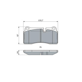 BOSCH Sada brzdových doštiček 0 986 494 957_thumb7