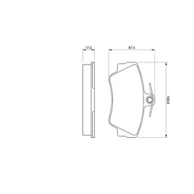 BOSCH Sada brzdových doštiček 0 986 460 989_thumb5