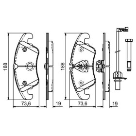 BOSCH Sada brzdových doštiček 0 986 494 201_thumb5