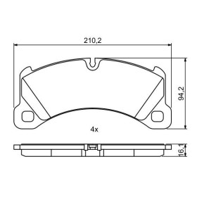 BOSCH Sada brzdových doštiček 0 986 494 757_thumb7