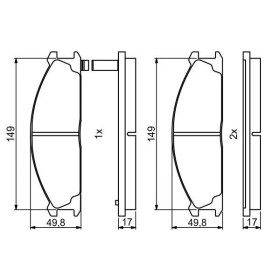 BOSCH Sada brzdových doštiček 0 986 494 848_thumb7