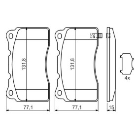 BOSCH Sada brzdových doštiček 0 986 494 395_thumb5