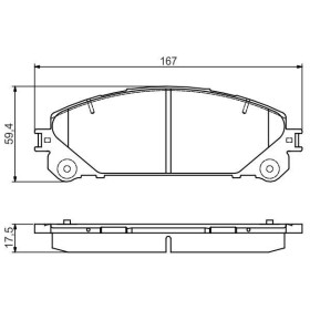 BOSCH Sada brzdových doštiček 0 986 495 169_thumb7