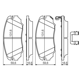 BOSCH Sada brzdových doštiček 0 986 494 632_thumb7