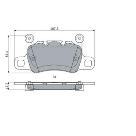 BOSCH Sada brzdových doštiček, kotouč. brzda 0 986 494 794_thumb7