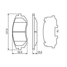 BOSCH Sada brzdových doštiček 0 986 494 653_thumb7