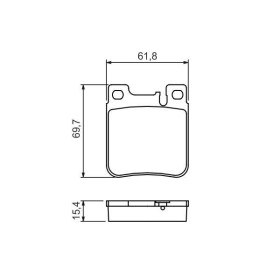 BOSCH Sada brzdových doštiček 0 986 460 965_thumb5