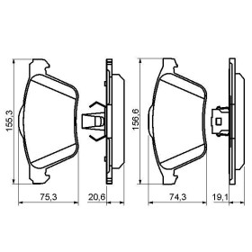 BOSCH Sada brzdových doštiček 0 986 494 159_thumb5