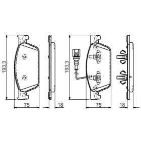 BOSCH Sada brzdových doštiček 0 986 494 553_thumb7