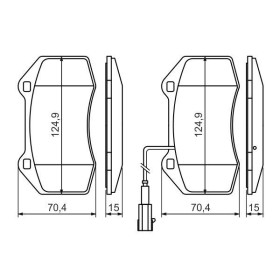 BOSCH Sada brzdových doštiček 0 986 494 228_thumb7