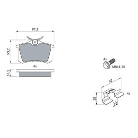 BOSCH Sada brzdových doštiček 0 986 494 596_thumb7