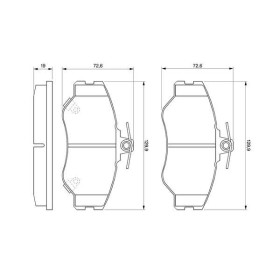 BOSCH Sada brzdových doštiček 0 986 424 368_thumb5