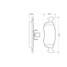 BOSCH Sada brzdových doštiček 0 986 424 554_thumb7