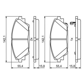 BOSCH Sada brzdových doštiček 0 986 494 804_thumb7