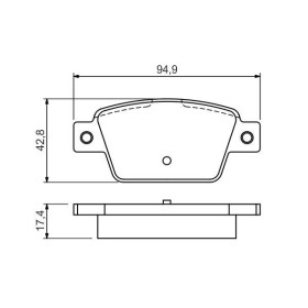 BOSCH Sada brzdových doštiček 0 986 494 536_thumb7