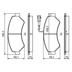 BOSCH Sada brzdových doštiček 0 986 494 799_thumb7